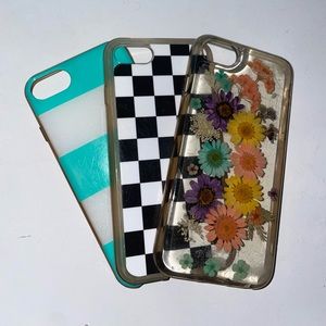 3 set iphone 7/8 phone cases!!